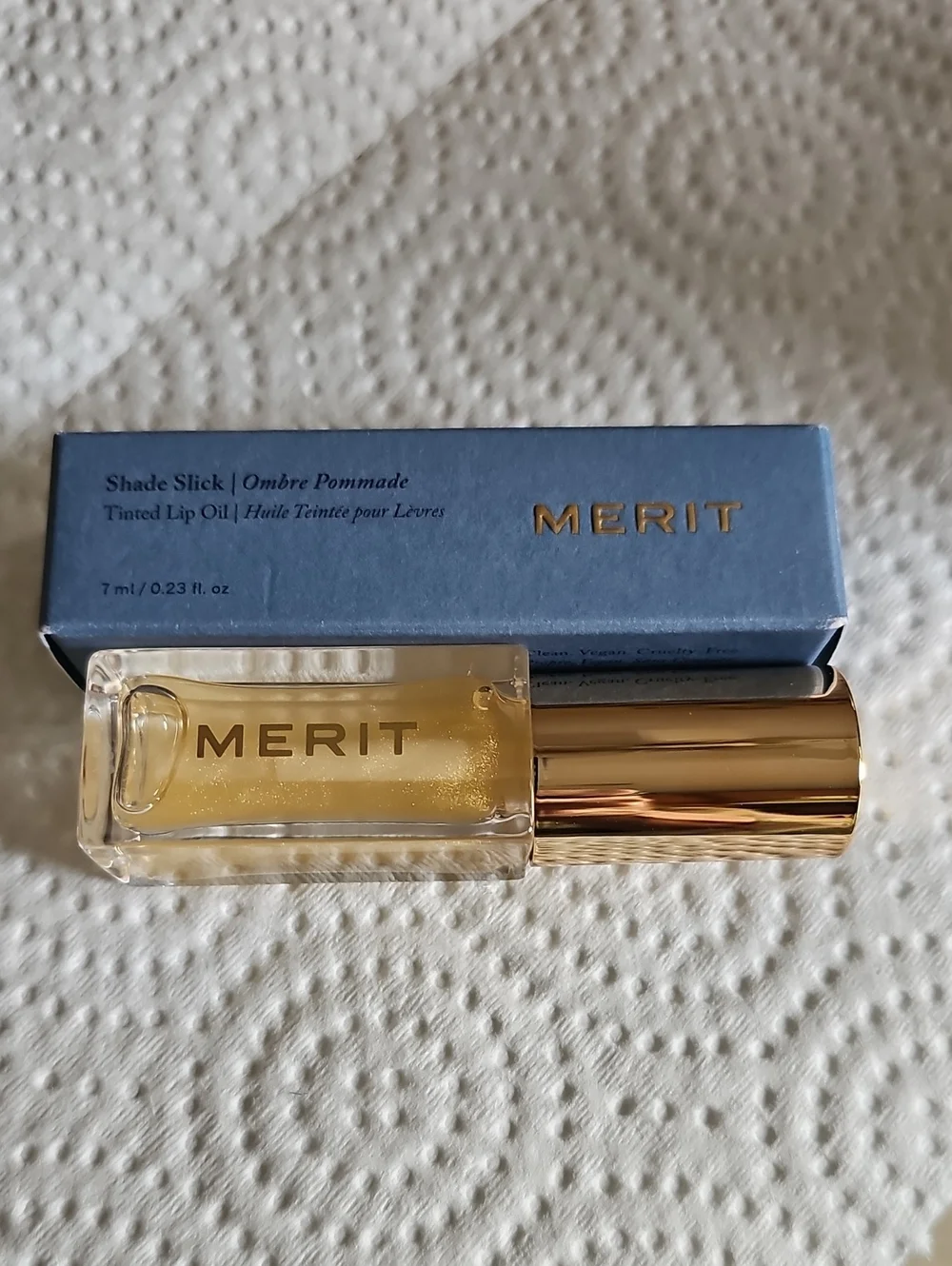 Merit Slick Hydrating Lip Oil in Bel Air NIB MSRP $25